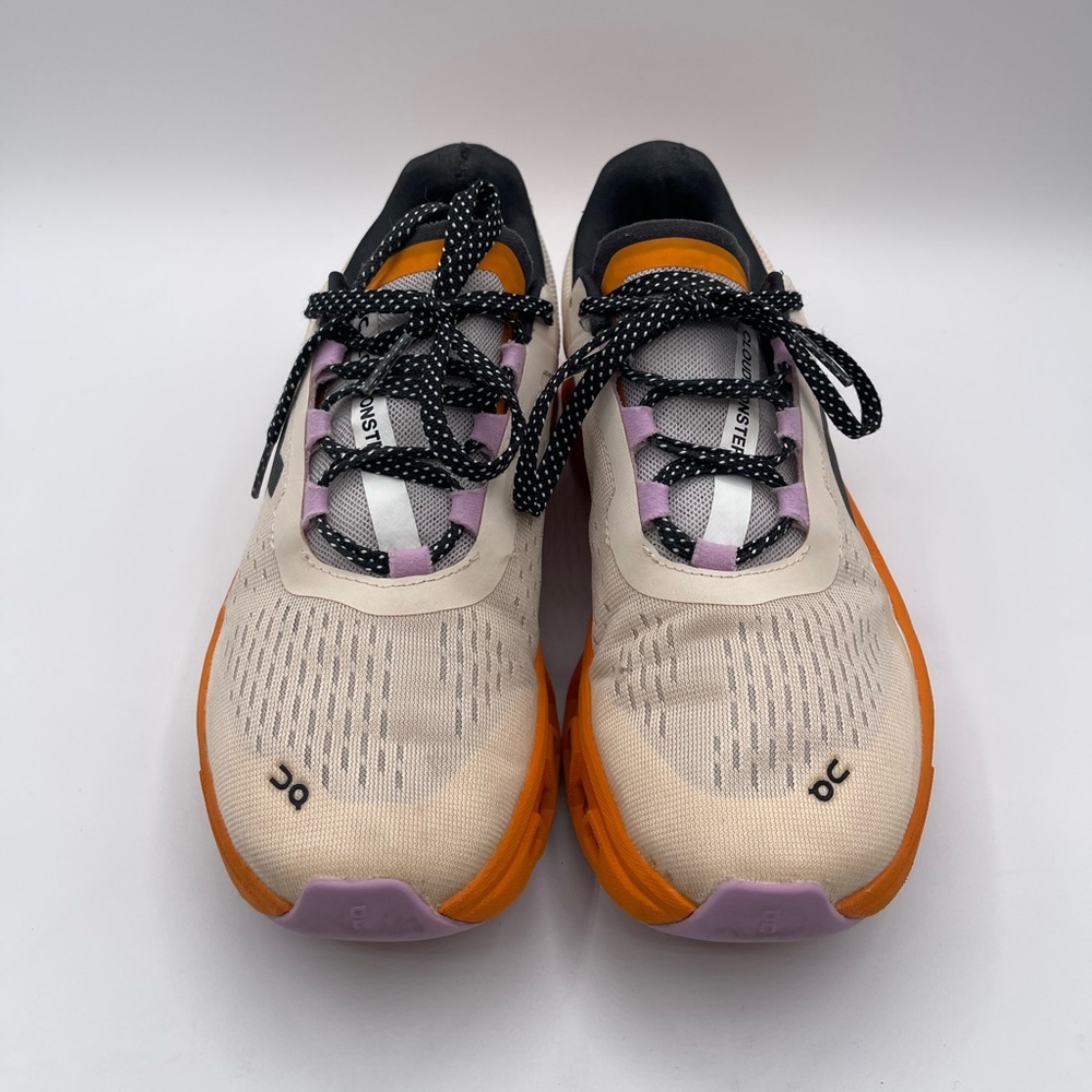On Cloud Cloudmonster Running Shoe, Womens, Size 7 / Orange - 61-98652 - Picture 3 of 9